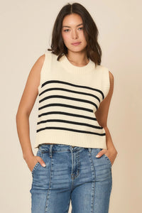 Cozy Co Sleeveless Knit Top – Lightweight Layering Essential