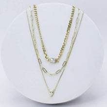 Load image into Gallery viewer, Treasure Jewels Luxe Layers Chain Necklace
