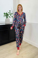 Load image into Gallery viewer, Shirley &amp; Stone Christmas Lights Pajama – Cozy, Cute, and Camera-Ready
