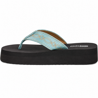 Corkys Footwear - Womens Overboard Flip Flops - Turquoise