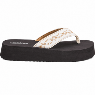 Corkys Footwear - Womens Overboard Flip Flops - White