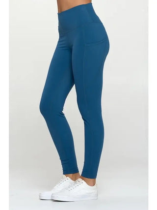 Yelete - Butter Soft Skinny Leggings with Pockets