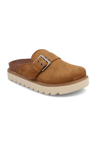 Mia Zamira Mule Clog - Chestnut
