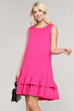 Load image into Gallery viewer, Array Yelete Sleeveless Ruffle Dress with Pockets
