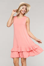 Load image into Gallery viewer, Array Yelete Sleeveless Ruffle Dress with Pockets
