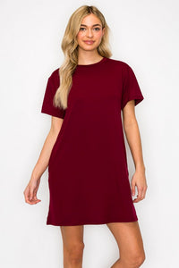 Array Yelete On The Go T- Shirt Dress With Pockets