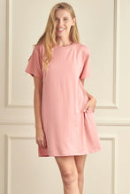 Load image into Gallery viewer, Array Yelete On The Go T- Shirt Dress With Pockets
