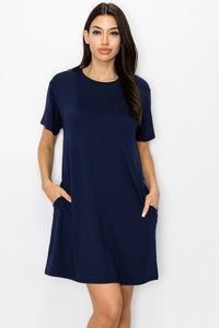 Array Yelete On The Go T- Shirt Dress With Pockets