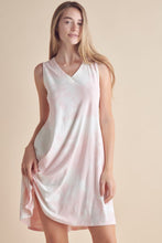 Load image into Gallery viewer, Array Yelete Fit and Flare V-Neck Tie Dye Dress
