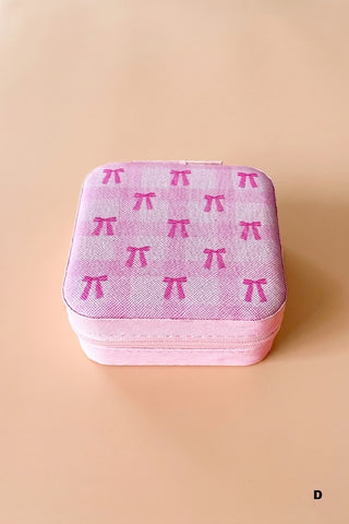 Zenana -Trendy Pattern Jewelry Organizer Case
