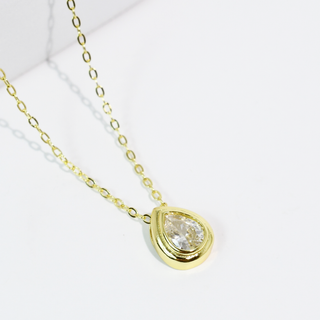 Treasure Jewels - Drop of Love Necklace Gold