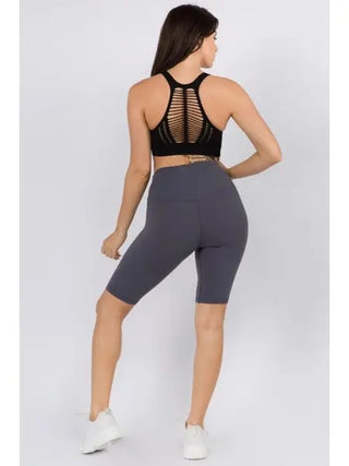 Yelete- Buttery Soft Biker Shorts with Pockets 10in Inseam