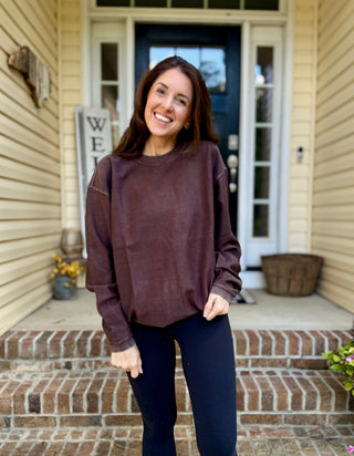 MOONRYDER Essential Luxe Corded Sweatshirt Solids