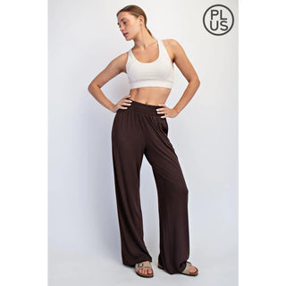 Rae Mode Modal Wide Leg Pants Espresso