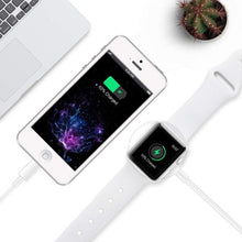 Load image into Gallery viewer, 2 in 1 watch &amp; phone Charger
