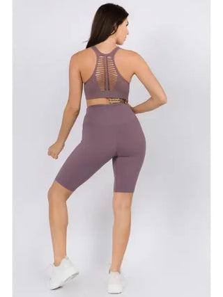 Yelete- Buttery Soft Biker Shorts with Pockets 10in Inseam