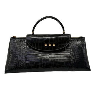 Elena Croc Embossed Crossbody