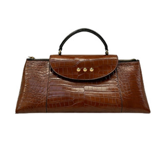 Elena Croc Embossed Crossbody