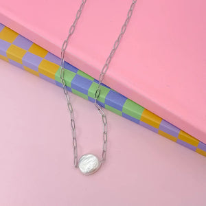 Treasure Jewels Pearl Dream Necklace In Silver & Gold