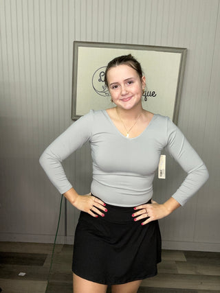 Rae Mode Butter Soft Skort | Boutique Athleisure Essential- Black