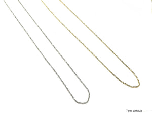 BB Lila Twist with Me Necklace