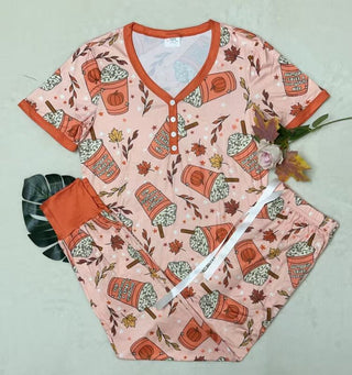 Shirley & Stone - Fall Latte Night Dress