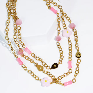 Treasure Jewels - Flower Pop Layered Necklace