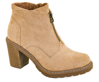 CORKYS Graham Cracker Boots- Sand Faux Suede