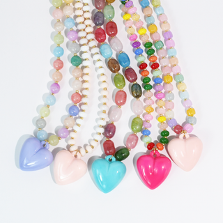 Treasure Jewels - Happy Colorful Heart Necklace