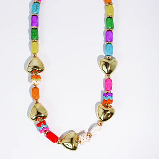 Treasure Jewels - Heart Pop Gold Necklace