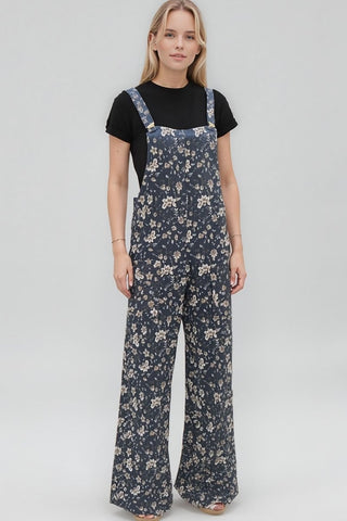 Heimish Floral Print Overalls
