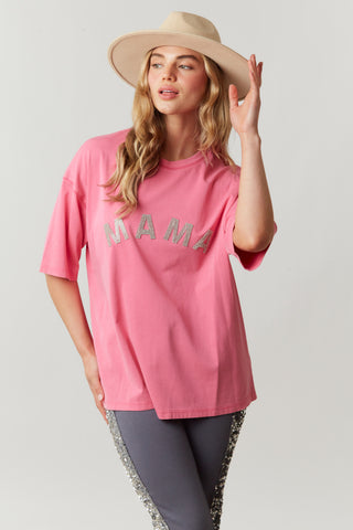 Fantastic Fawn - Embellished Mama Patch Tee