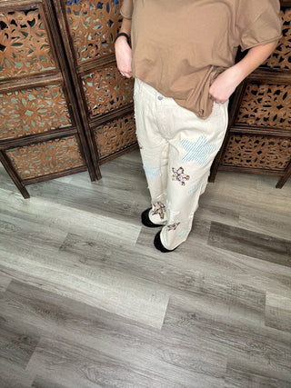 POL Denim Stars Pants