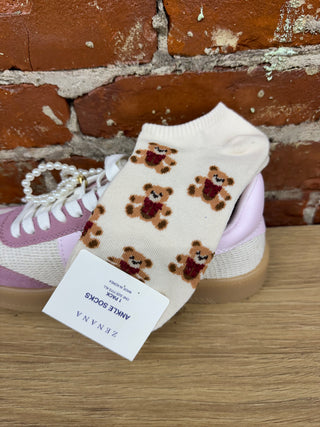 Zenana - Bear Ankle Socks