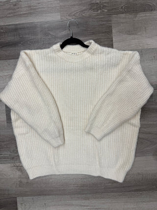 Pol - Cream Colored Knit Sweater