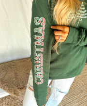 Load image into Gallery viewer, Merry Christmas Plaid Sweashirt
