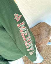 Load image into Gallery viewer, Merry Christmas Plaid Sweashirt
