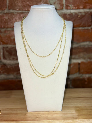 Gold Layered Chain Necklace