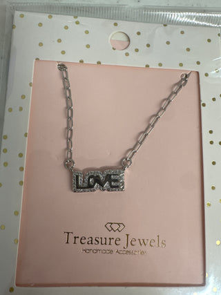 Crystal LOVE Necklace