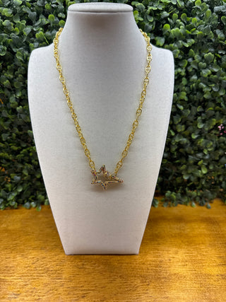 Gold Star Necklace