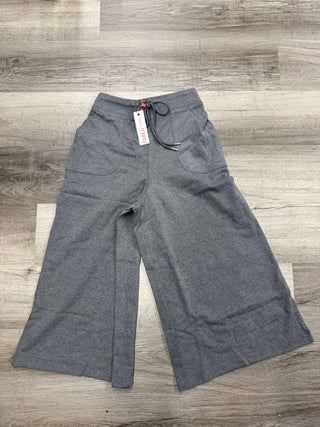 Reverse Stitch Wide-Leg Pants – Drawstring Cotton Blend
