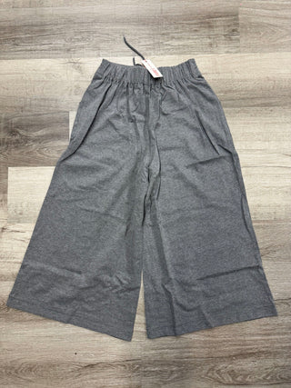 Reverse Stitch Wide-Leg Pants – Drawstring Cotton Blend