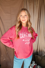 Load image into Gallery viewer, Calm and Bright Tonight Solid Sweatshirt
