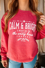 Load image into Gallery viewer, Calm and Bright Tonight Solid Sweatshirt
