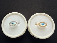 Load image into Gallery viewer, Eye Statement Ring - Silver and Gold
