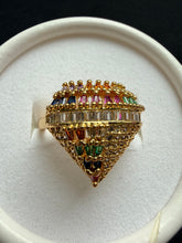 Load image into Gallery viewer, Diamond-Shaped Statement Ring Collection - Gold/Multi
