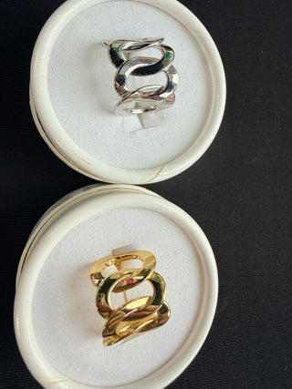 Chain Link Ring Collection - Gold/Silver