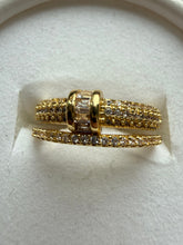 Load image into Gallery viewer, Gold Pavé Wrap Ring
