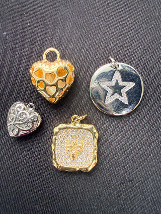 Mixed Metal Statement Charms