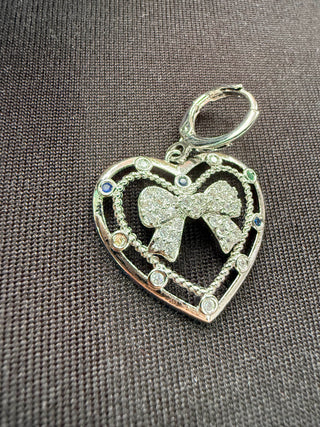 Heart Bow Charm